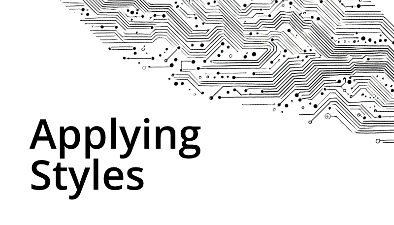 Applying Styles with icTools