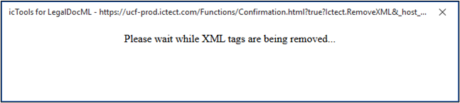 Remove XML