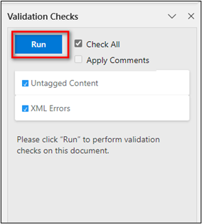 Validation Checks